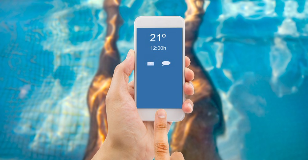 Control your smart pool from a mobile device